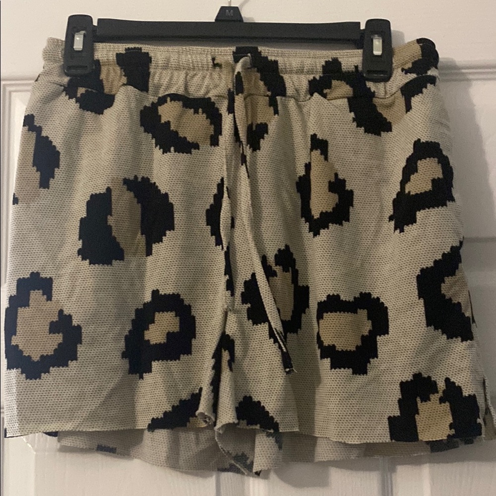 Leopard Print Shorts